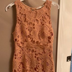 Lush pink/nude dress